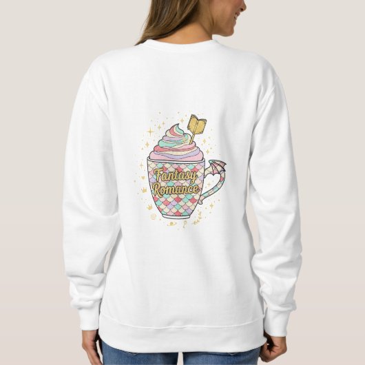 Book Reader Sweatshirt Funny (Rückseite)