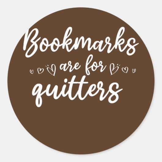 Book Reading Book Lover Bookworm Bookmarks Are Runder Aufkleber (Vorderseite)