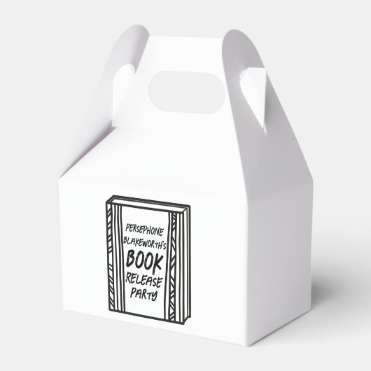 Book Release Party Illustrierte Geschenke Geschenkschachtel (Vorderseite)