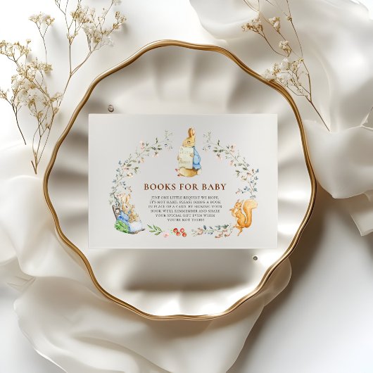 Book Request Peter Rabbit Books for Baby  Begleitkarte