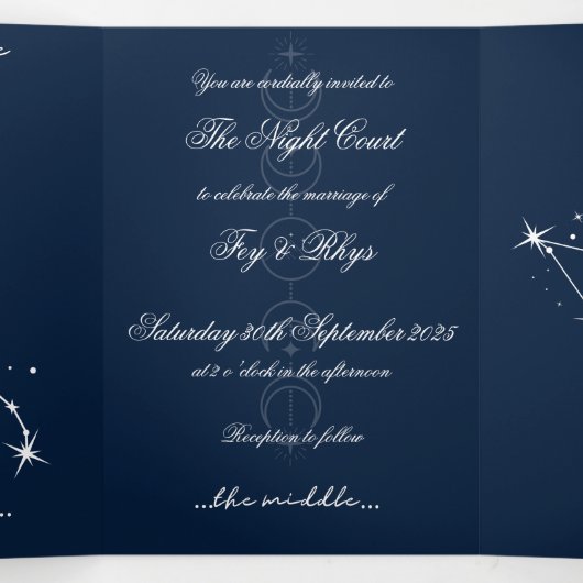 Book Romantacy Wedding Einladung - Taurus/Cap (Innenseite Mitte)