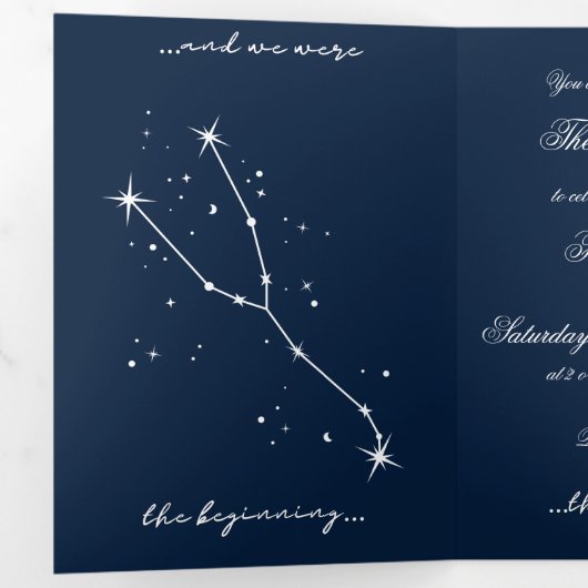 Book Romantacy Wedding Einladung - Taurus/Sgr (Innen Erste Seite)