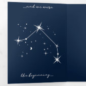 Book Romantacy Wedding Invite - Aries Dreifach Gefaltete Einladung (Innen Erste Seite)