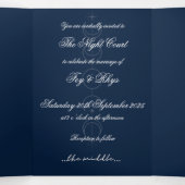 Book Romantacy Wedding Invite - Aries Dreifach Gefaltete Einladung (Innenseite Mitte)