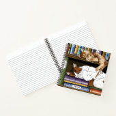 Book Shelf Cats Notizblock (Innenseite)