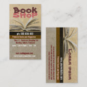 Book Shop Literaturkarte Visitenkarte (Vorne/Hinten)