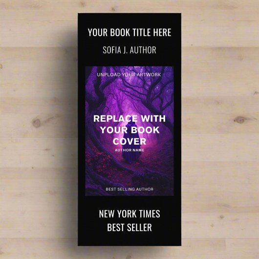 Book Signature Event l Writer Author Foto Black Werbekarte