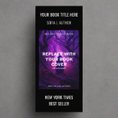 Book Signature Event l Writer Author Foto Black Werbekarte