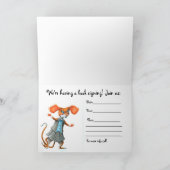 Book Signing Invitations Einladung (Innenseite)