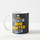 Book Sorter, Funny Job Occupation  Kaffeetasse (Links)