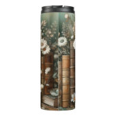 Book Spine Floral Arrangement Thermosbecher (Rückseite)