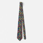 Book Stacks Necktie Krawatte (Vorderseite)