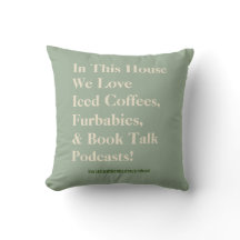 Book Talk Podcast Wurfkissen