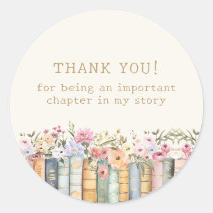 Book Theme Danke Stickers