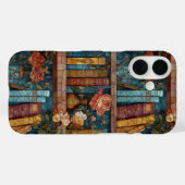 Book Theme Stained Glass Phone Case (Rückseite (Horizontal))