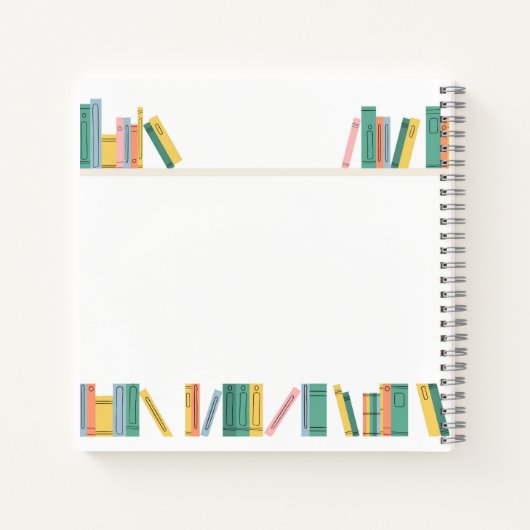 Book Theme Storybook Baby Showbook Gästebuch Notizblock (Rückseite)