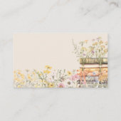 Book Theme Wildblume Wie viele Kisses Bridal Spiel Begleitkarte (Rückseite)