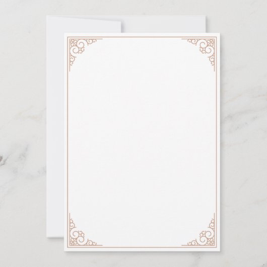 Book Themed Bridal Shower Einladung (Rückseite)