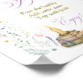 Book Themed Bridal Shower Mimosa Bar Poster (Ecke)