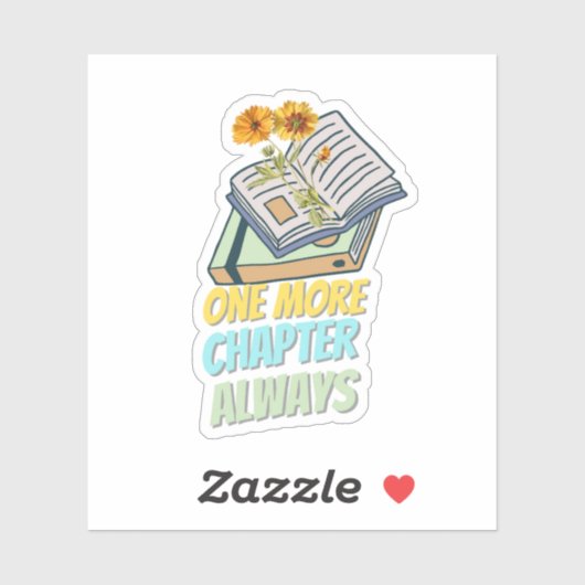 Book Themed Sticker (Blatt)