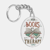 Book Therapy Schlüsselanhänger (Vorderseite links)