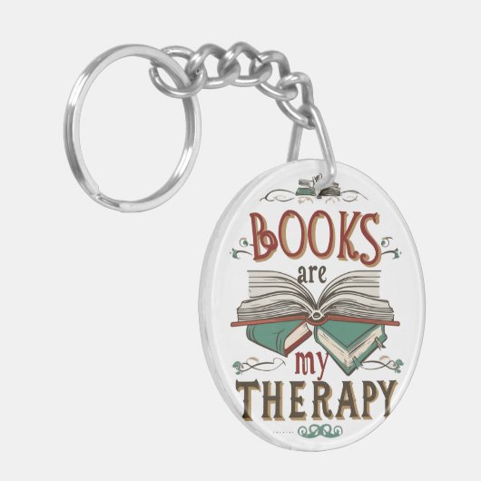 Book Therapy Schlüsselanhänger (Vorderseite links)