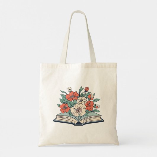 Book Tote Bag Tragetasche (Rückseite)