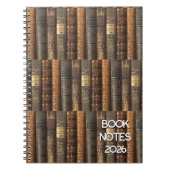 Book Tracker Notes 2026 Notizblock (Vorderseite)
