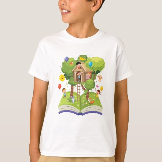 Book Tree House T - Shirt (Vorderseite)