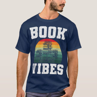 Book Vibes Rainbow Book Lovers Reading T-Shirt