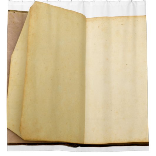 Book vintage old texture retro duschvorhang (Vorderseite)