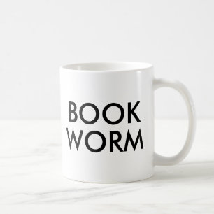 Book Worm Niedlich Modern Book Lover Tasse