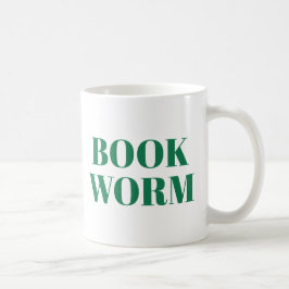 Book Worm Niedlich Modern Book Lover Tasse