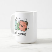 Book Worms Kaffeetasse (Vorderseite Links)