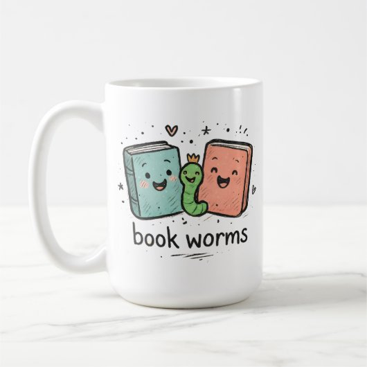 Book Worms Kaffeetasse (Links)
