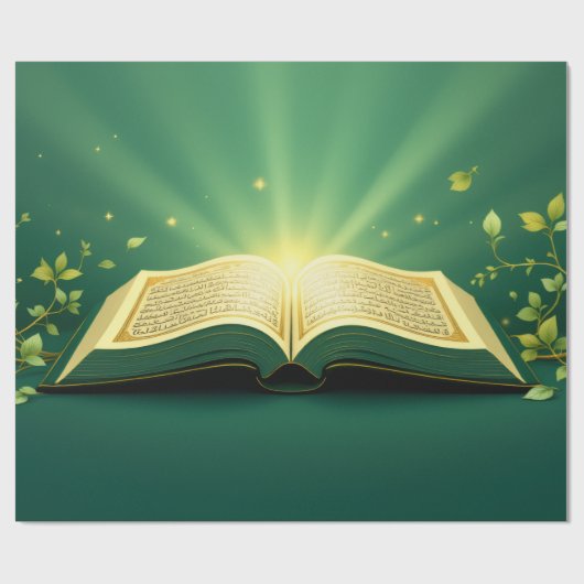 Book Wrapping Paper Geschenkpapier (Flach)