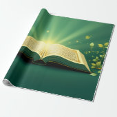 Book Wrapping Paper Geschenkpapier (Ungerollt)