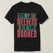 Bookaholic Book Lover Bookworm T-Shirt (Design vorne)