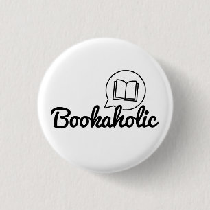 Bookaholic Text Bookworm Buchübersicht Lesen Button