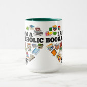 Bookaholische Tasse (Zentrum)