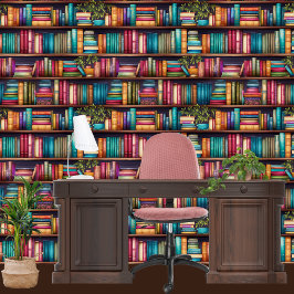 Bookcase für Novelty Library Tapete