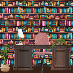 Bookcase für Novelty Library Tapete