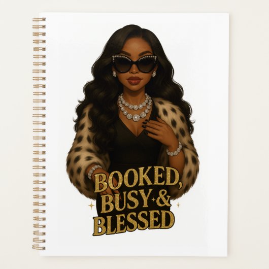 Booked, Busy & Blessed Planner Planer (Vorderseite)