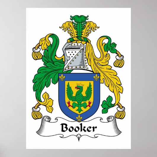 Booker-Familienwappen Poster (Vorne)