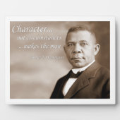 Booker T. Washington Fotoplatte (Vorderseite)