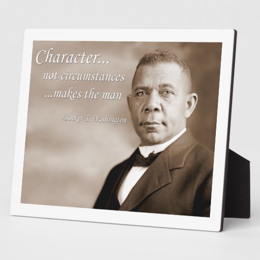 Booker T. Washington Fotoplatte (Seite)