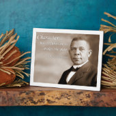 Booker T. Washington Fotoplatte (Seite)
