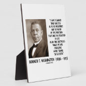 Booker T. Washington Obstacles Overcome Succed Fotoplatte (Seite)