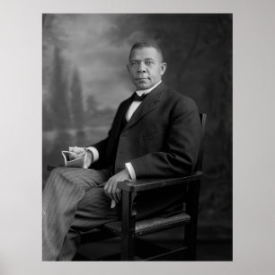 Booker T. Washington Portrait von Harris & Ewing Poster