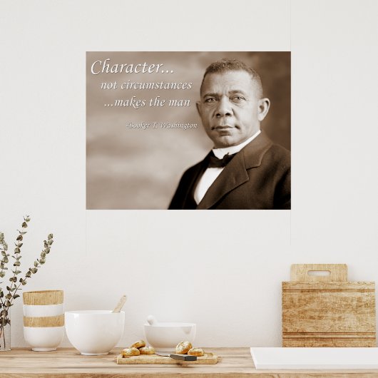 Booker T. Washington Poster (Küche)